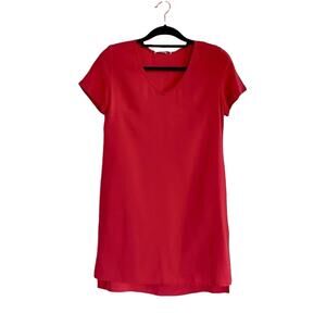 Amanda Uprichard Red Silk Mini Dress